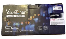 ValueToner  Toner Cartridge CE505A/CF280A- 2 Pack Black New in Box picture