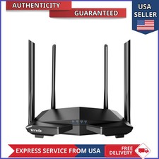 Tenda AC6 AC1200 Smart Dual Band WiFi Router 4 Port Fast Ethernet Internet Base picture