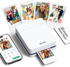 Photo Printer, PP01 Color Mini Portable Printer, Instant Smartphone Inkjet Print picture