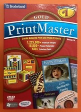 Printmaster Gold V18 (PC) *New,Sealed* picture