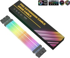 SAMA 3x8PIN  240mm ARGB Extension Cable Addressable 5V 3pin Connectors Aura Sync picture