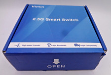 VIMIN 6-Port 2.5G PoE Switch Unmanaged, 4X 2.5Gbase-T Poe Ports, 2X 10Gbps SFP picture