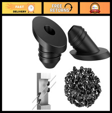 50/100pcs 45° Black Cable Railing Grommets Protector Sleeve for 1/8