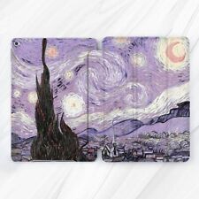Purple Starry Night Van Gogh Case For iPad 10.2 Air 3 4 5 Pro 9.7 11 12.9 Mini picture