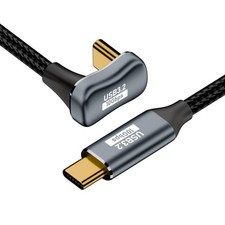 chenyang USB C Cable,USB 3.2 Gen 2 Type C to C 10Gbps 2.0m, U Shape Angled picture