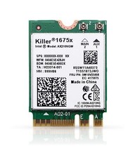 AX1675x Wi-Fi 6E Killer Series Tri Band 2.4/5/6 GHz Upgrade | 2.4 Gbps | Blue... picture