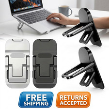 Foldable Laptop Stand 2PCS Adjustable Notebook Holder Keyboard Riser Portable picture