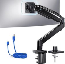 (New) HUANUO HNSS7 Single Monitor Arm For 13-49 inch Screens, holds 26.48 lbs. picture