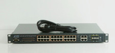 Planet Networking & Communication WGSW-2804P 28G 802.3af PoE Managed Switch k340 picture