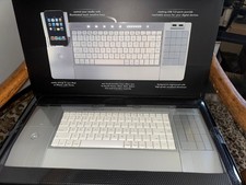 iHome iConnect Media Keyboard Mac iPod iPhone Dock Aluminum usb not pc Bluetooth picture