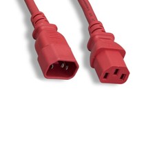 4Ft Red Power Cable for HP JC680A HPE 58x0AF 650W AC Power Supply Jumper Cord picture