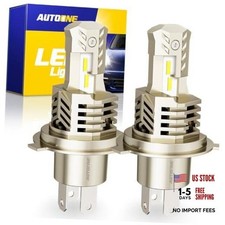 9003 LED Bulbs Hi/Lo 6000K White 60000LM with Cooling Fan, H4/HB2 HB2/9OO3/H4 picture