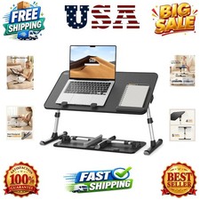 Height & Angle Adjustable Lap Desk Laptop Stand for Bed picture