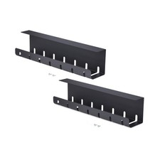 StarTech S2MBDESKCABLETRAY 42in Under Desk Cable Tray Black picture