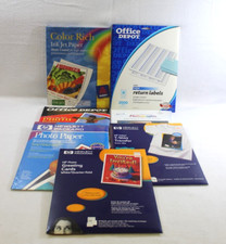HP, Office Depot, Avery ~ Lot of 7 ~ NEW ~ Inkjet Photo Paper & More picture