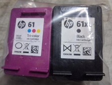 Set Genuine HP 61XL Black & 61 Color Inkjet Cartridges Seal Intact NO BOX NO BAG picture