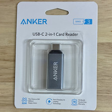 Anker Series 3 USB-C 2-in-1 Card Reader SD/microSD, Model A8370 picture
