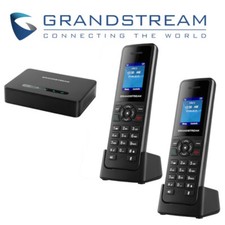 2 Grandstream DP720 DECT Cordless HD VoIP Telephone Handset + DP750 Base Bundle picture