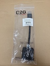 C2G 8in DisplayPort Male to Single Link DVI-D Female Black Adapter Converter picture