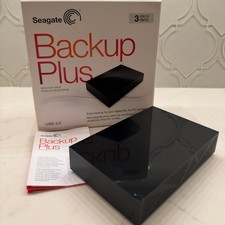 Seagate Backup Plus Desktop External Hard Drive HDD 3TB USB 3.0 STDT3000100 picture