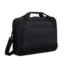 NEW - Targus Eco Smart  17-18” Briefcase laptop case Black / red trim picture