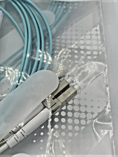 LC to LC Multimode Duplex OM3 Fiber Optic Patch Cable 1M OM3LCDX LOT OF 5 CABLES picture