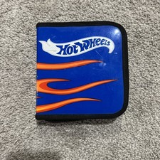 Mattel Hot Wheels Flames CD DVD Computer Disc Soft Sided Storage Case VTG 1999 picture