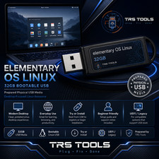 Elementary OS Linux Bootable USB 32GB Prepared Physical Media picture
