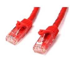 Startech N6PATCH10RD 10ft Cat 6 Network Cable Red RJ-45 picture