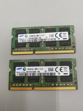 Lot Of 2 Samsung DDR3 8GB Each (2 x 8GB = 16GB) PC3 1600MHz RAM B/Green/Small picture