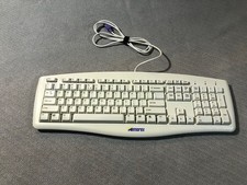 Vintage Memorex Spill Proof Wired Keyboard 2002 TS1100 Computer Model mx5050 picture