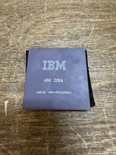 VINTAGE IBM 486 DX4 100 CPU 486-4V3100GIC SOCKET 3 picture