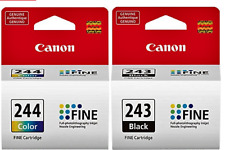 Genuine Canon PG-243 CL-244 Ink Cartridge Set TR4520 TS3320 MG2522 Ships Fast picture