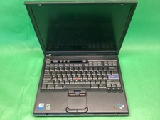 Vintage IBM ThinkPad T40 Windows XP Era Laptop NO HDD / RAM - UNTESTED picture