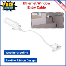 Waveform Ethernet Window Entry Cable For Starlink, 4G/5G & WiFi CAT6A Ultra-Flat picture