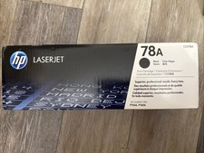 HP 78A Black Laser Jet Toner Print Cartridge CE278A Genuine OEM NEW/SEALED picture