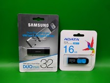 New Samsung DUO Plus USB Type-C Flash Drive 32GB MUF-32DB/AM + Adata 16GB picture