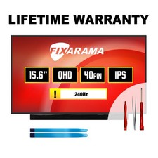 BOE NE156QHM-NZ2 V8.0 240Hz QHD IPS Matte LCD Screen + Tools GRADE A+ FIXARAMA picture