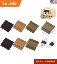 6 Packs Tactical Headphone Cable Storage Board Fastening Cable Ties Strap for... picture