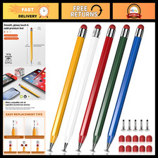 5-Pack Universal Stylus Pens for Touchscreen Devices | High Sensitivity 2-in-1 T picture