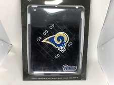 NFL Los Angeles Rams Protective Hardshell cover for iPad 2 3 4 Black picture