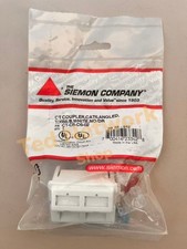 10 Pcs Siemon CT-C6-C6-02 CT Cat 6 Outlet Dual RJ45 Angled UTP  White 2-Port picture