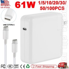 LOT OF 61W USB-C Type-C Power Adapter Charger For MacBook PRO 13