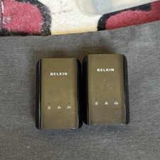 Belkin Powerline AV500 Network Adapter Model F5D4085 V1 Black (Set If 2) picture