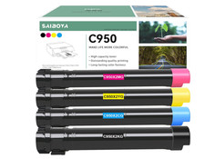 C950 X950 Extra High-Yield Toner Cartridge Compatible for C950X2KG C950X2CG C950 picture