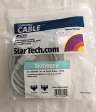Star Tech 6 ft Molded Cat. 5 Patch cable gray picture