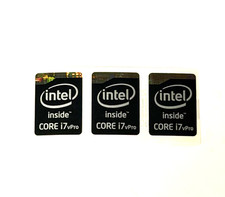 3Pcs Intel Inside Core i7 vPro Sticker Label Decal 15mm x 21mm picture