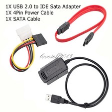SATA/PATA/IDE to USB2.0 Converter Cable Adapter for 2.5/3.5'' Hard Drive Disk L picture