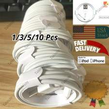 3/6FT USB Charger Cable For iPhone 6 7 8 Plus X XR XS 11 12 13 14 Data Cord Lot picture