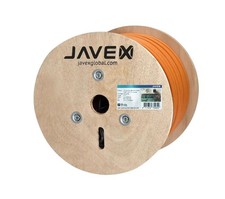 CAT 6A Riser CMR Ethernet Cable 500FT Shielded FTP [UL Listed] Orange picture